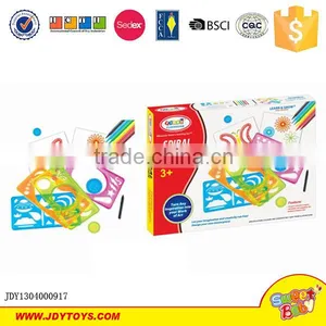 New Design Art Toy Children Originality Spirograph Ruler Toy Set thumbnail-2