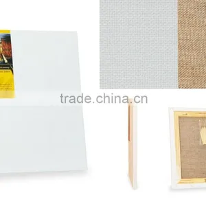 Stretched Canvas Framed Linen Fine Grain 370 gm thumbnail-1