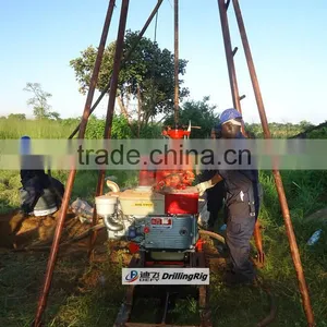 Water Well Drilling Machine XY-100 Portable Bore Well Drilling Machine Price thumbnail-6