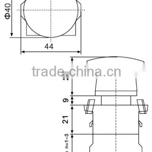 UTL Goods Of High Demand Push Button Switch 220V Small Pushbutton Switch thumbnail-5