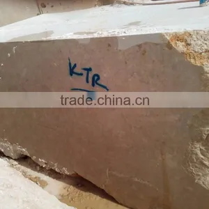 Cheap Beige Marble Blocks Quarry in Turkey thumbnail-1