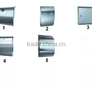 WALL MOUNTED STAINLESS STEEL MAILBOXES thumbnail-1