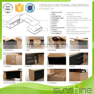 Unique Style Promotional Arched Executive Desk thumbnail-5