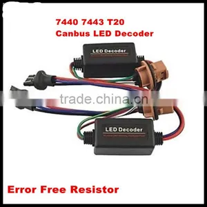 T20 7440 7443 LED Error Free Canceller Canbus Load Resistor Decoder 7440 7443 T20 LED Decoder For LED Back Up Reverse Bulb thumbnail-2
