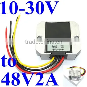 dc Voltage Regulator 10-30V 12V 24V Step up to 48V 2A 96W Boost Converter Power Supply Module IP68 Waterproof for Bus LED thumbnail-1