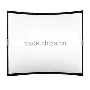 100 " Curved Fixed Frame Projection Screen for Small Theater thumbnail-2
