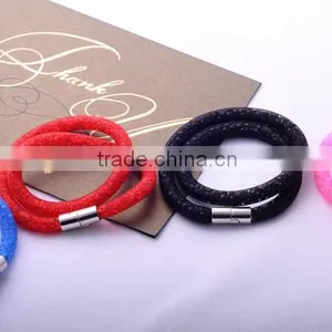 <<<2016 Top Selling Fashion Women Lady Stardust Mesh Crystal Bracelets & Bangles/ thumbnail-6