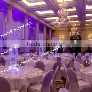 Shanghai Event Rental Wedding Ceremony Acrylic LED Lighted Table Decorative Chandeliers Centerpiece thumbnail-1