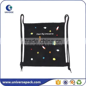 Custom Logo Cotton Canvas Backpack Bag thumbnail-3