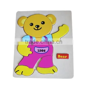 Cartoon Bear Shape Puzzle for Kids thumbnail-1