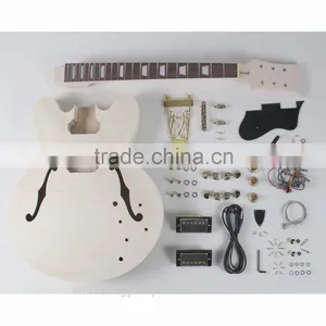 Wholesale ES Body With Two f Hollows Guitar Kit thumbnail-1