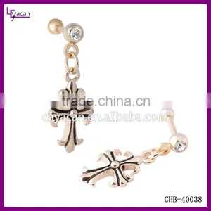 Body Piercing Cross Earrings Jewelry Tragus Piercing thumbnail-2