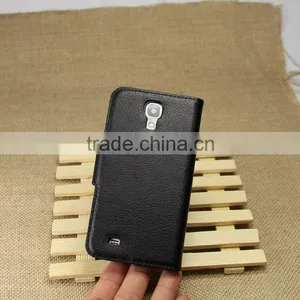 Wholesale Folio Stand Case for Samsung GALAXY S4 I9500 PU Leather Flip Cover With Wallet thumbnail-3