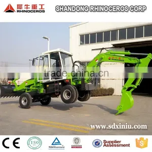 Mini Tractor Backhoe Loader 6ton Chinese Backhoe Loader Cheap Backhoe Loader thumbnail-1