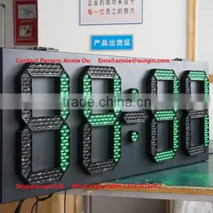 Outdoor LED TIME ,Temperature and Date Sign Shenzhen Manufacturer thumbnail-1