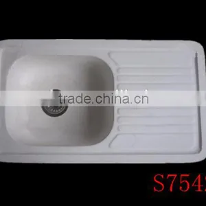 Modified Acrylic Material Kitchen Sink, Resin Stone Kitchen Sink,solid Surface Double Bowl Kitchen Sink thumbnail-3