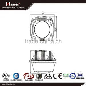 2016 New Design Outdoor Stainless Steel Dimmable IP67 300w Led Flood Light thumbnail-4