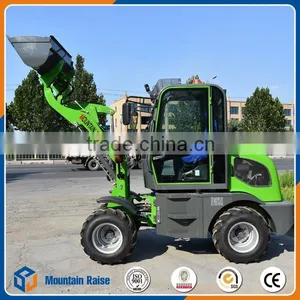 China Construction Machine 0.8t Mini Wheel Loader With 4 in 1 Bucket thumbnail-2