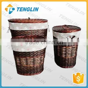 Cheap Wicker Laundry Basket With Lid thumbnail-1
