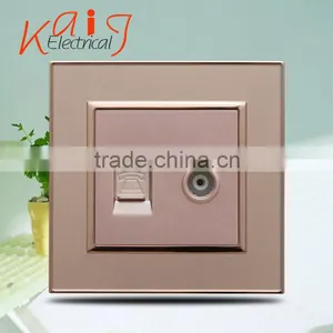 Wall Mount Double Electrical Electric tv Wall Mount thumbnail-1