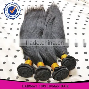 2015 High Quality Double Weft 100% Virgin Brazilian Wavy Hair thumbnail-4