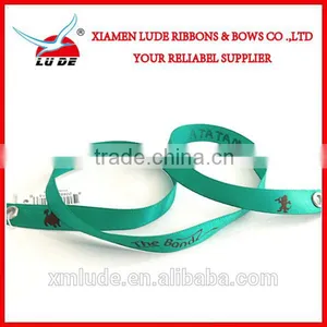 2015 Factory Price Printed Color Ribbon Bracelet/wrist Strap thumbnail-3