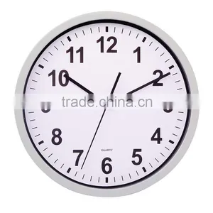12inch Simple Plastic Wall Clock thumbnail-1