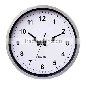 Simple Plastic Round Wall Clock/Quartz Clock thumbnail-1