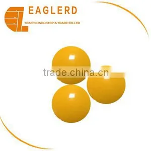 Hot Sale 4'' Yellow or White Round Ceramic Road Stud China Supplier thumbnail-1