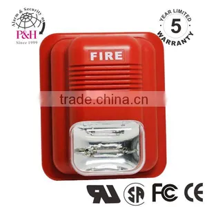 Fire Alarm Strobe Siren 24v /12v With 3 Alarm Sound of Fire, Police Car & Ambulance thumbnail-1