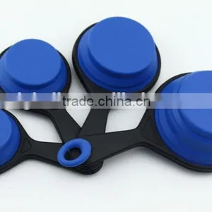 4Pcs Collapsible Silicone Measuring Cups Set thumbnail-2