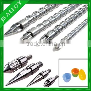 25mm Injection Screw Barrel Spare Parts for Plastic PVC HDPE LDPE thumbnail-1