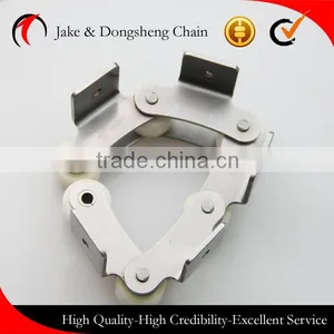 Food Line Machine Parts Plastic Large Rollers Sus Conveyor Chains With Attachments thumbnail-1