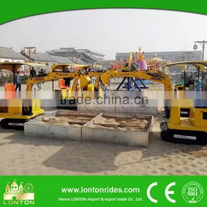 2016 Amusement Kids Machine Mini Excavator Prices Kids Excavator Rides for Sale thumbnail-2