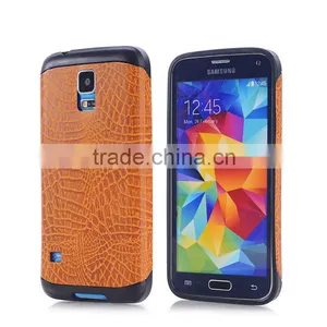 Fancy Alligator Leather Cases, Leather Shells For Sumsung Galaxy S5 thumbnail-6