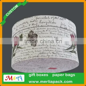 Large Round Shape Paper Hydrangea Pedals Flower Gift Box Party Wedding Favor Gray Boxes thumbnail-1