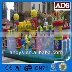Inflatable Castle Trampoline thumbnail-1