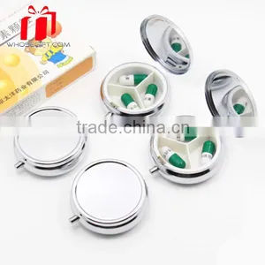 Metal Pill Case/ Pillcase With Jewel, High Quality Cute Pill Case thumbnail-1