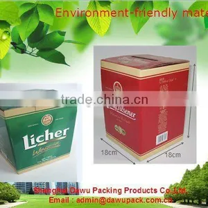 Single Bottle Paper Wine Box thumbnail-1
