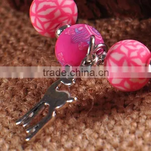 Adorable and Colorful Kids Jewelry Girls Clay Bead Bracelet thumbnail-3