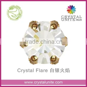 Crystal Unite Lead Free Chaton in Crown Setting, Crystal Flare thumbnail-1