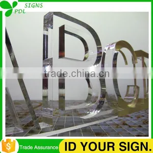 Hard Broken Laser Engraving Transparent 3D Plastic Acrylic Letters With Any Design thumbnail-2