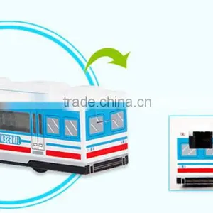 Smart Creative Auto Bus Alarm Clock ,Driving Car LCD Alarm Clock thumbnail-6