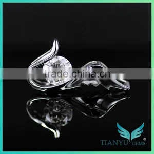 Christmas Gift Ideas The Wings of Angel Moissanite Gold Pendant Set Designs With Price thumbnail-1
