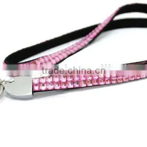 Pink Rhinestone Lanyard thumbnail-1