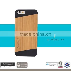 Manufacture Real Wood for i Phone 6s Phone Cover, Blank Wood Phone Case for IPhone6, Customized Wooden PC Phone Bumper Case thumbnail-1