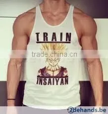 Excellent Quality Printed Gym Singlet 2066 thumbnail-1