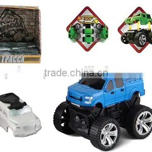Plastic 4 Wheel Drive Friction Car For Child thumbnail-2