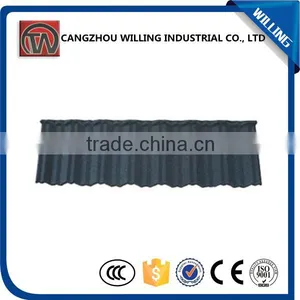 Beautiful and Classic Stone Coated Steel Roofing Tile thumbnail-1