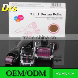 3 in 1 Replaceable Derma Roller Pen Kit Microneedle Set Anti Aging Skin Care thumbnail-5